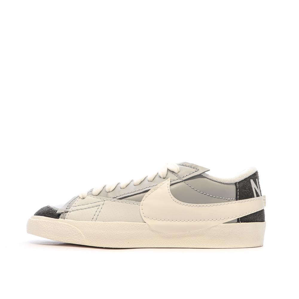 Baskets Gris/Blanc Homme Nike Blazer Low 77 Jumbo pas cher