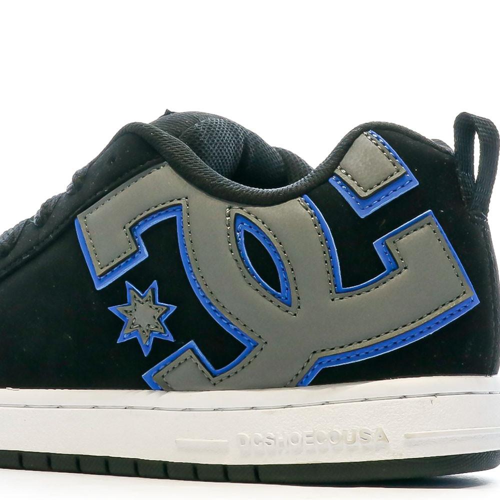 Baskets Noir/Gris/Bleu Homme Dc shoes Court Graffik vue 7