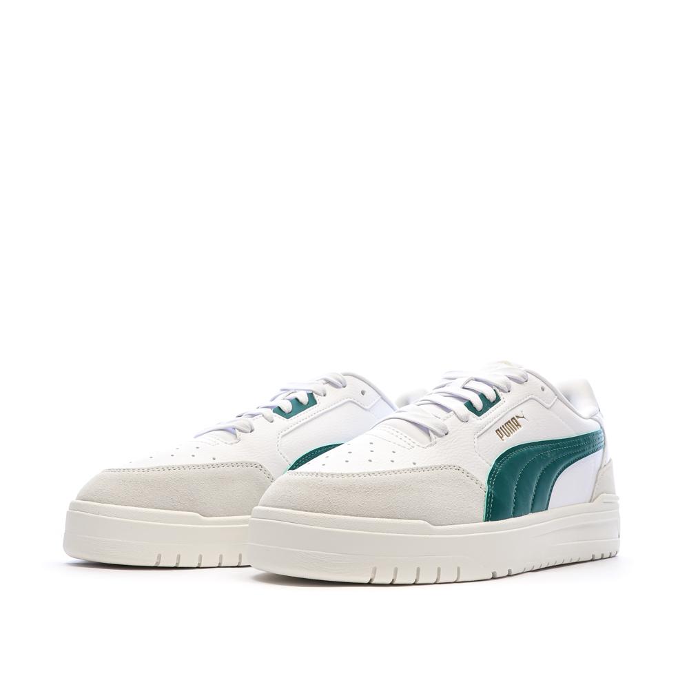 Baskets Blanc/Vertes Homme Puma Shuffle vue 6