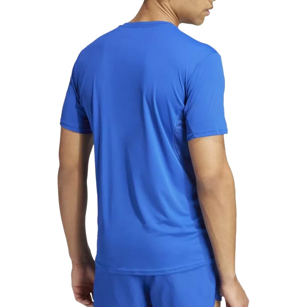 T-shirt Bleu Homme Adidas Adizero vue 2