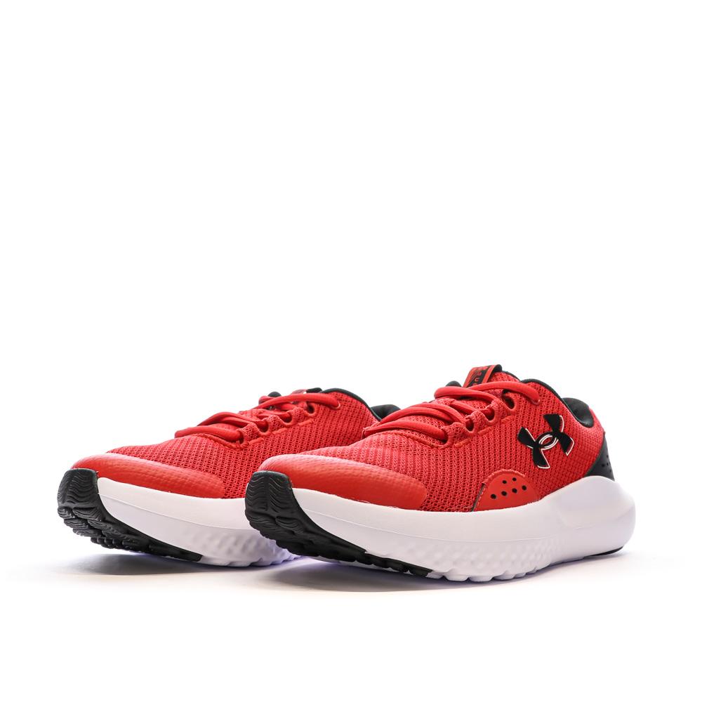 Baskets Rouge Garçon Under Armour Surge 4 vue 6
