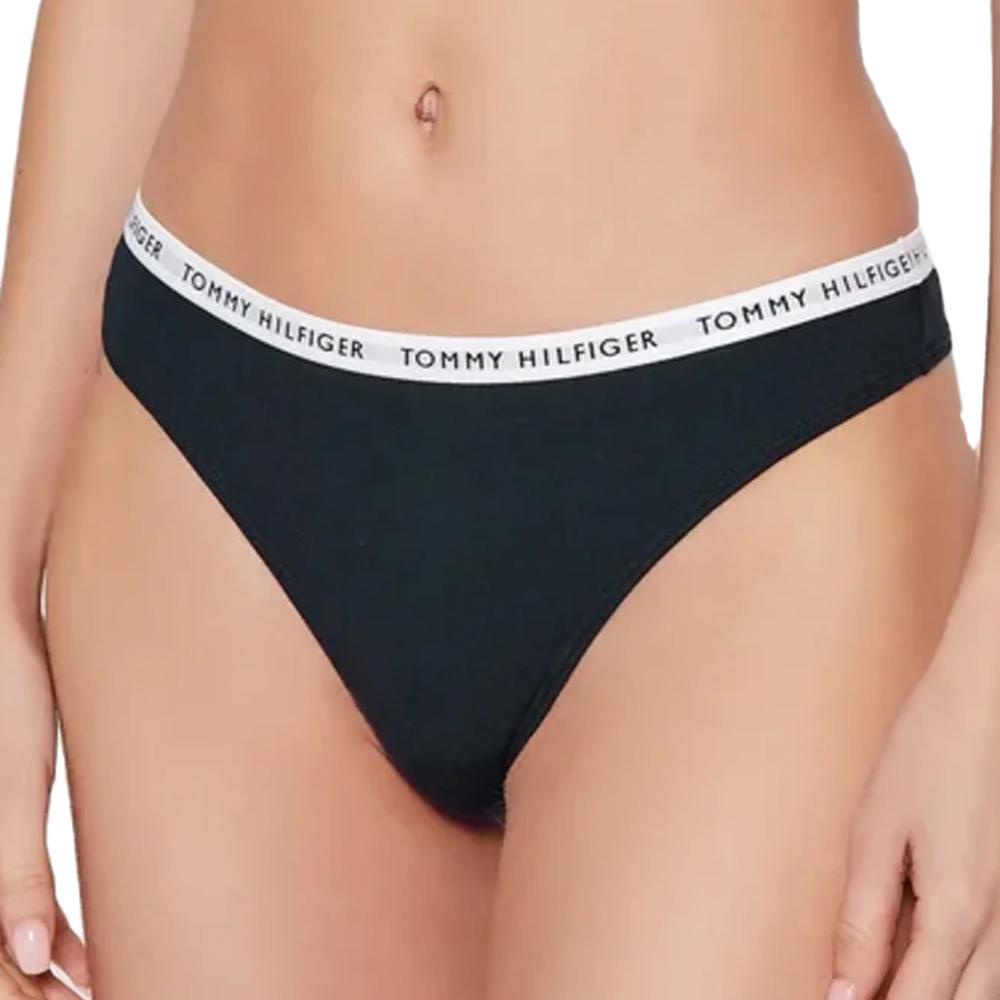 x3 Strings Rouge/Blanche Femme Tommy Hilfiger UW0UW02829 vue 2