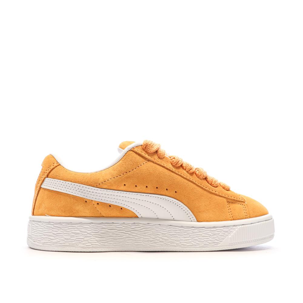Baskets Orange Femme Puma Suede XL vue 2