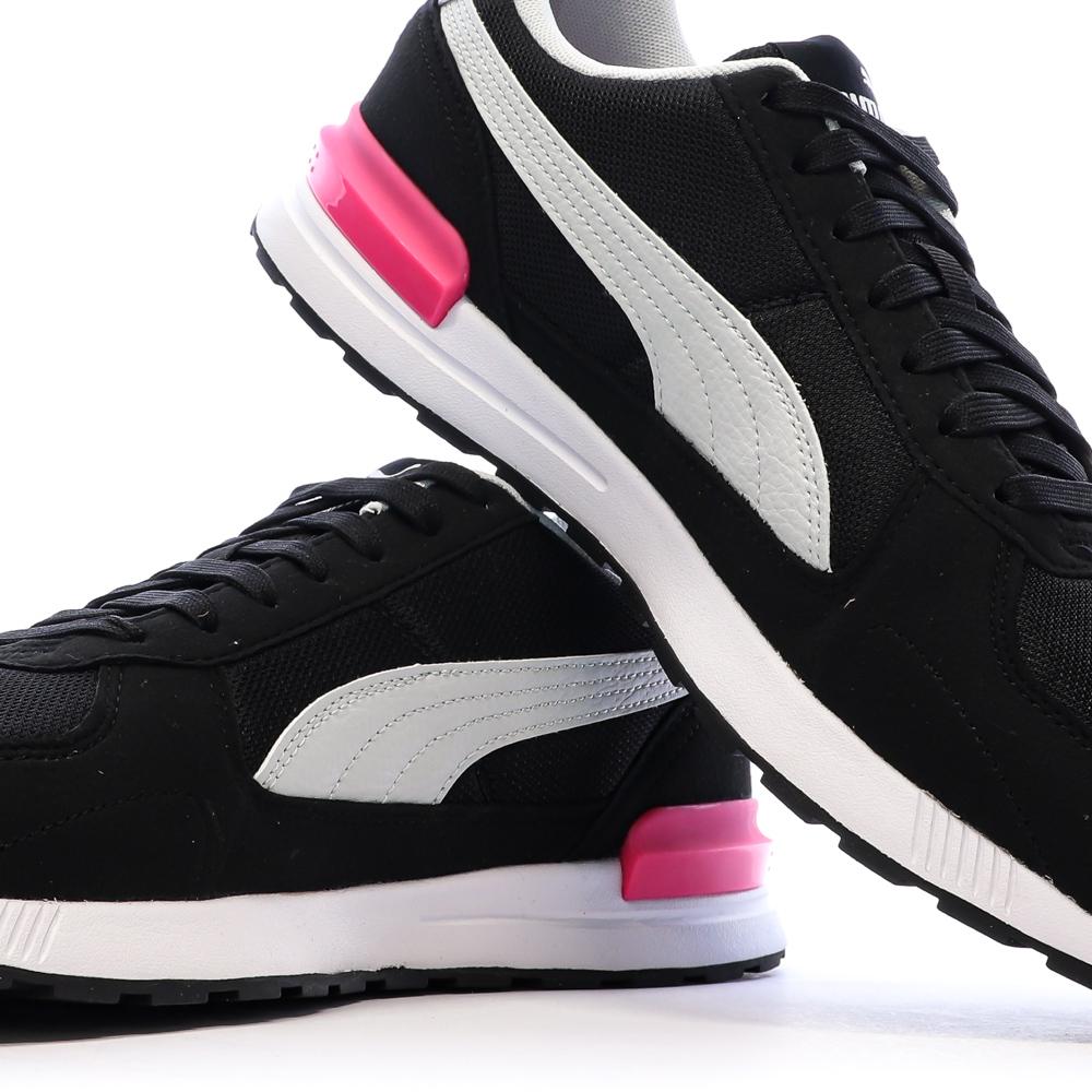 Baskets Noires/Blanc/Rouges Homme Puma Graviton vue 7