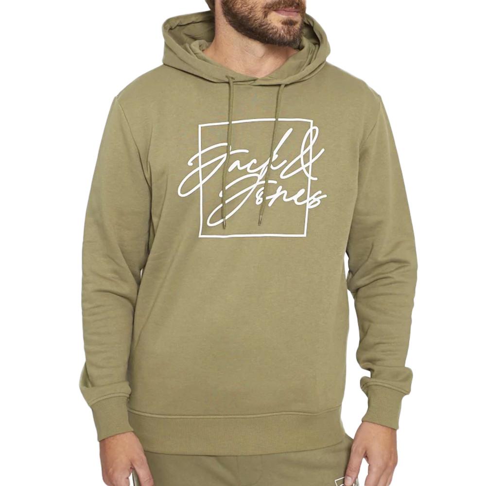 Sweat Kaki Homme Jack and Jones Halbie pas cher