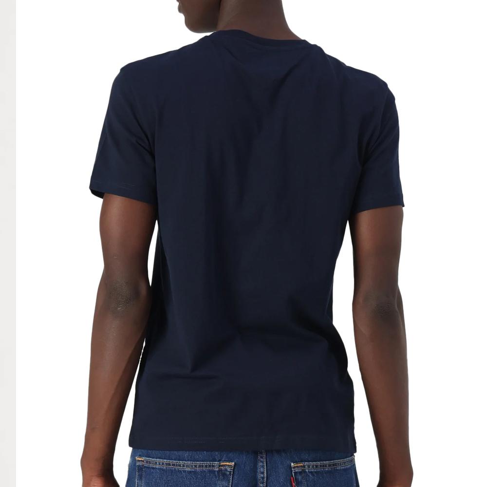 T-shirts Marine Homme Tommy Hilfiger Slim Linear Chest vue 2