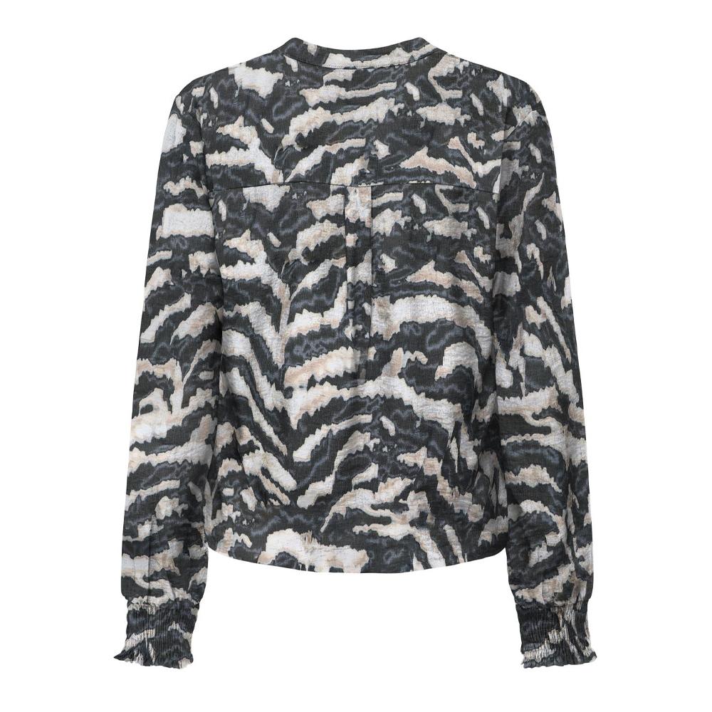Blouse Noir/Beige Femme JDY Pepper vue 2
