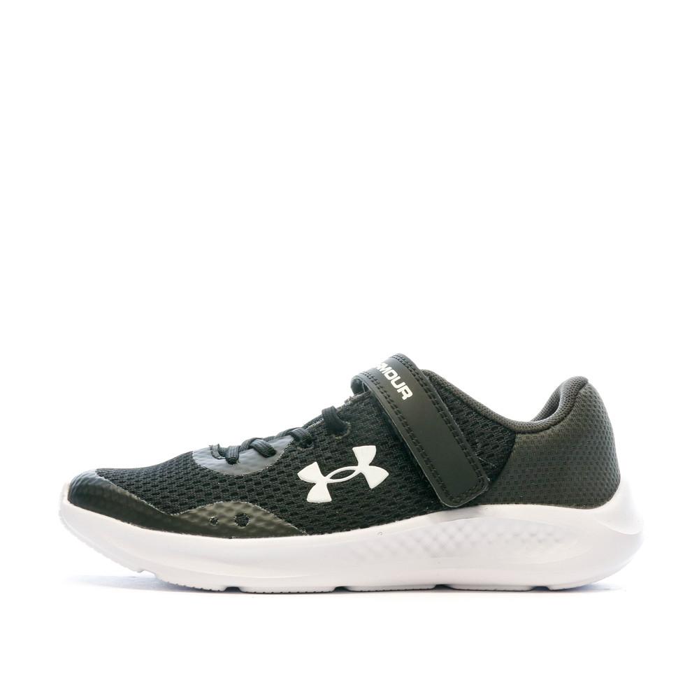 Baskets Noir/Blanc Fille Under Armour Pursuit 3 pas cher