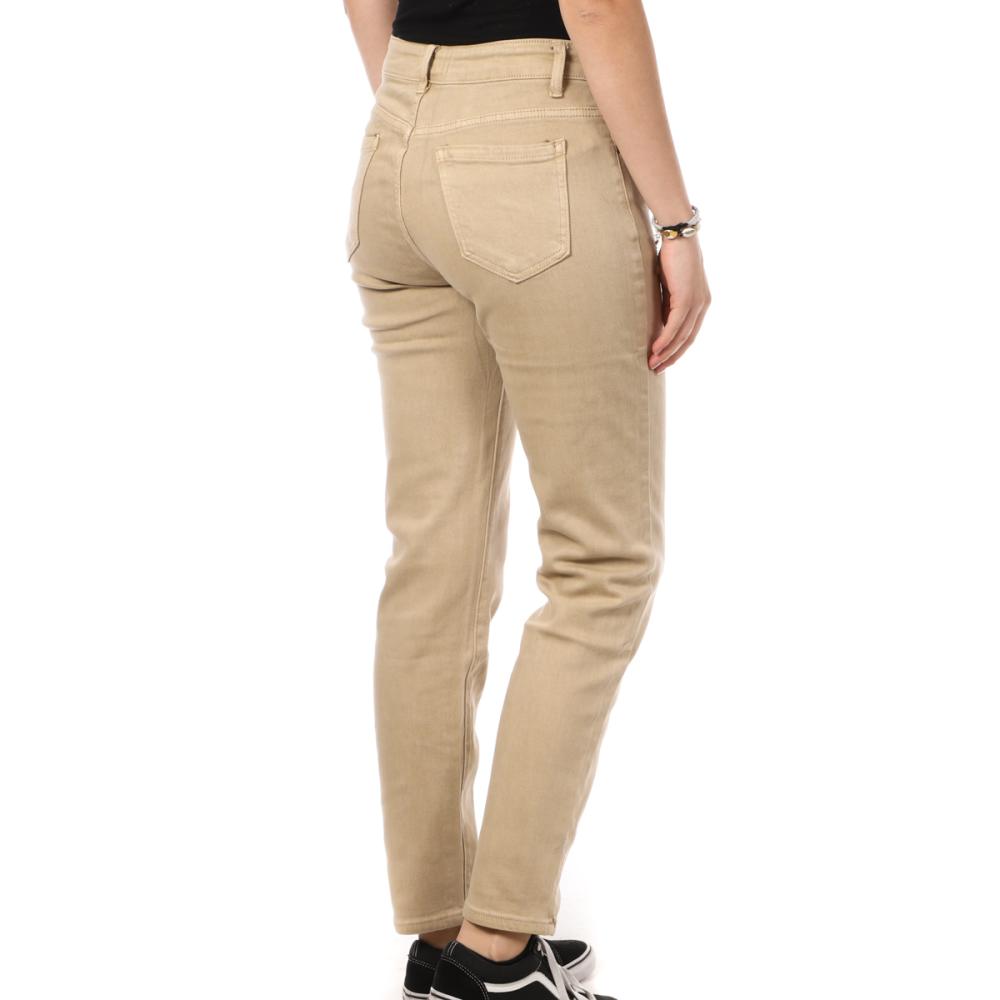 Jean Mom Fit Beige Femme My Tina's 270 vue 2
