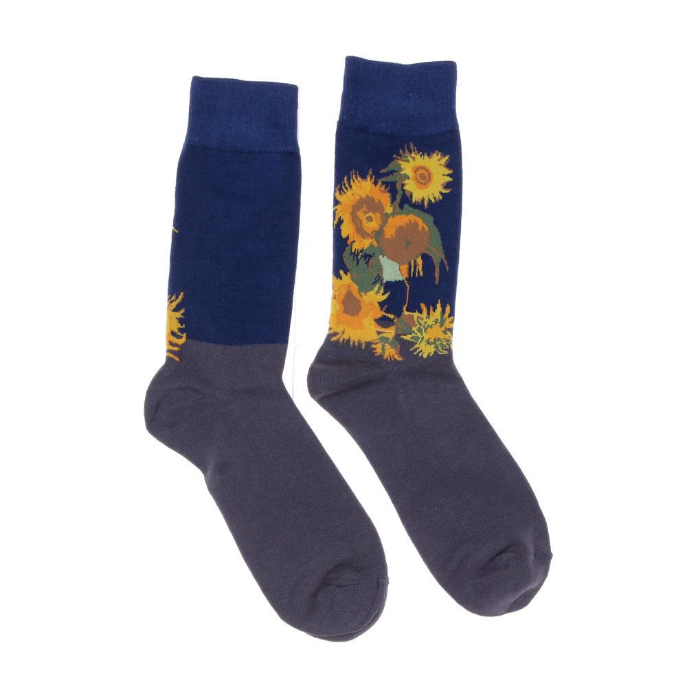 Chaussettes Bleu/Jaune Mixte Stella Green Van Gogh pas cher