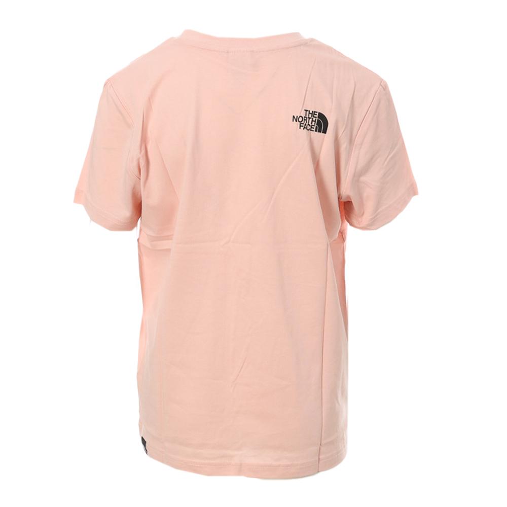 T-shirt Rose Garçon The North Face Split Box vue 2