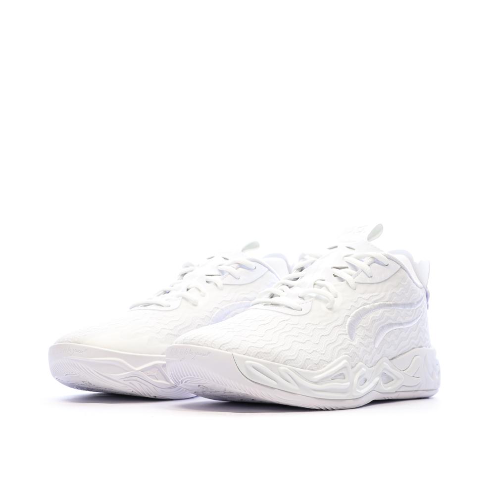 Chaussures de Basketball Blanc Femme Puma Mb.04 Lo Ice White vue 6