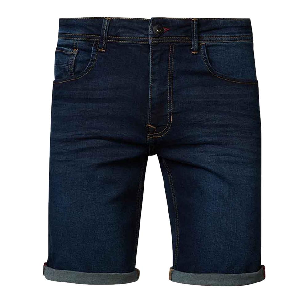 Short en jean Marine Homme Petrol Industries SHO002 pas cher