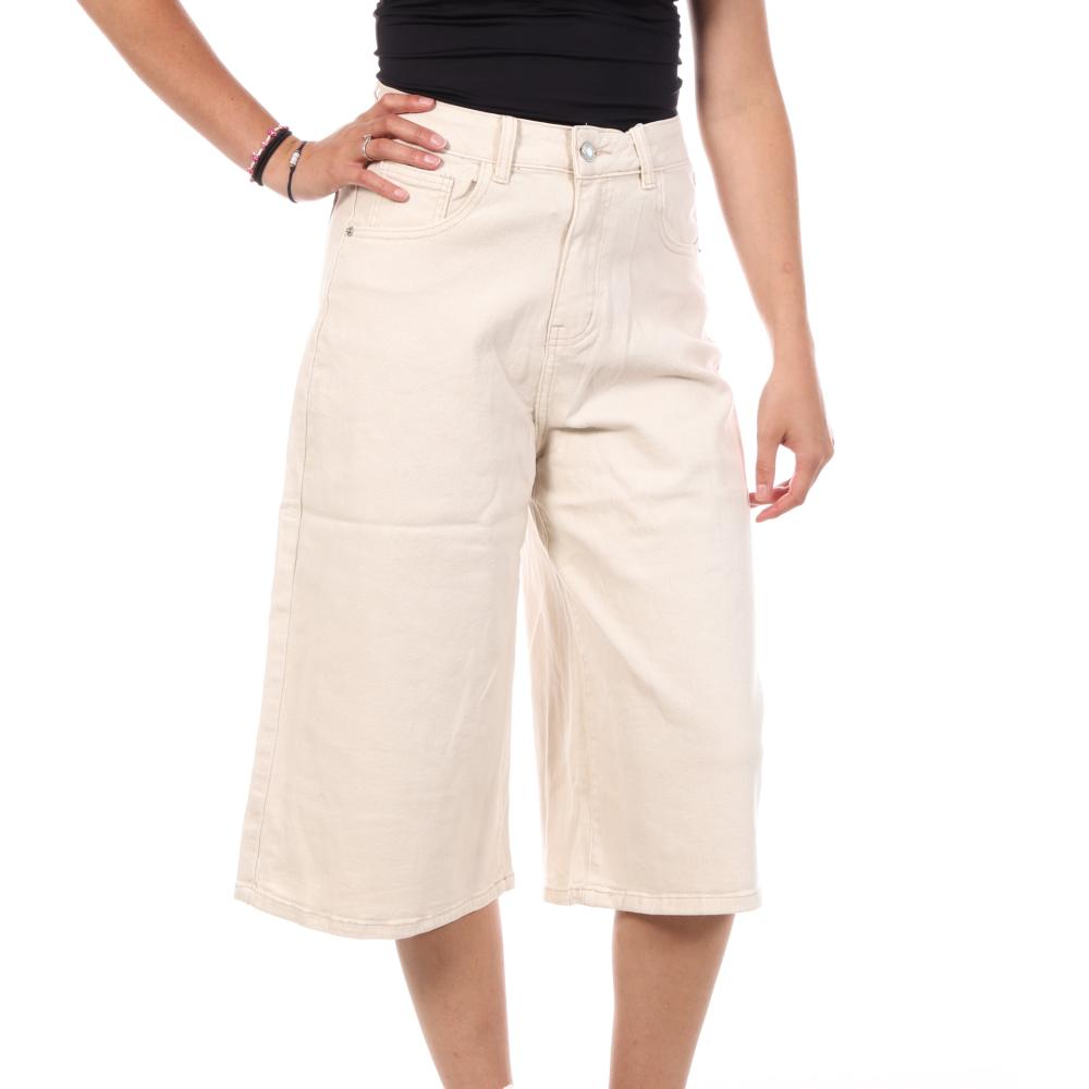 Bermuda Beige Femme Monday Premium 1946 pas cher