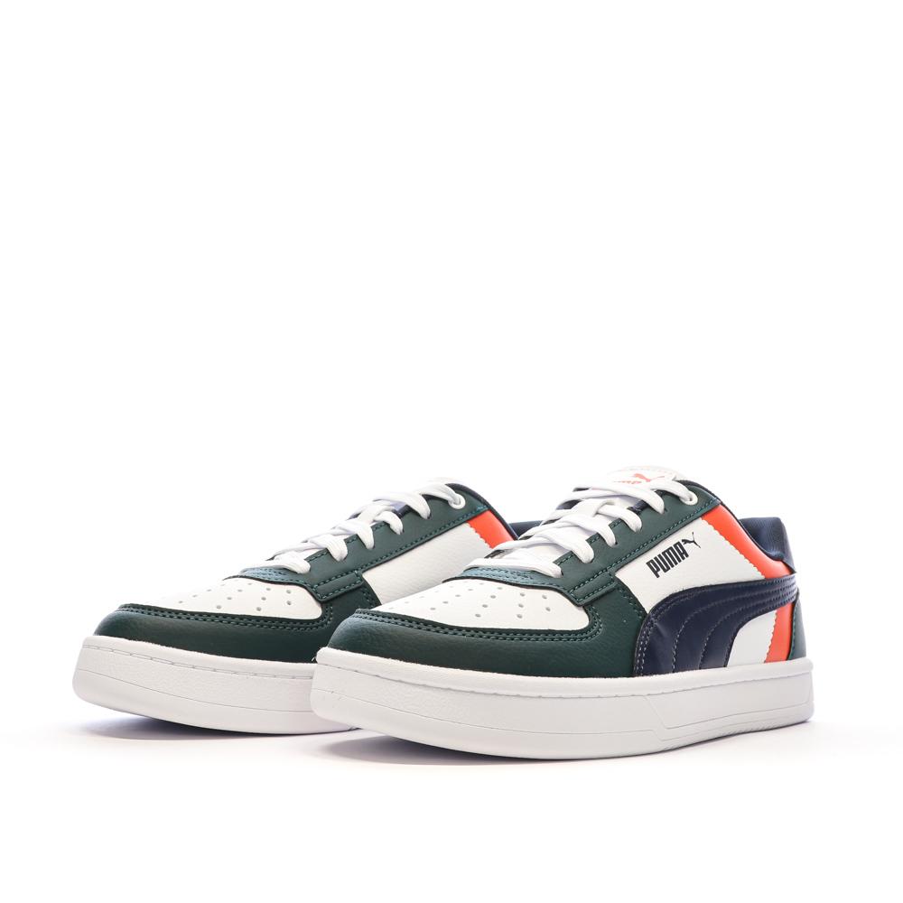 Baskets Blanches/Noires/Vertes Garçon Puma Caven 2.0 vue 6