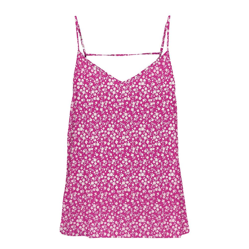 Débardeur Rose à fleurs Femme Only Nova Lux pas cher
