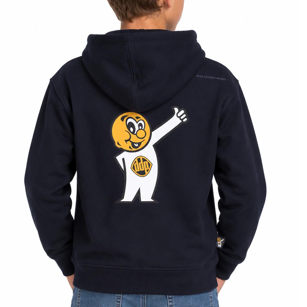Sweat Marine Garçon DDP Hoody vue 2