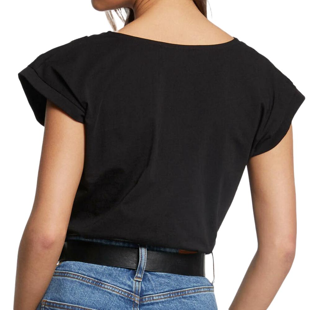 T-shirt Noir Femme Morgan Deci vue 2