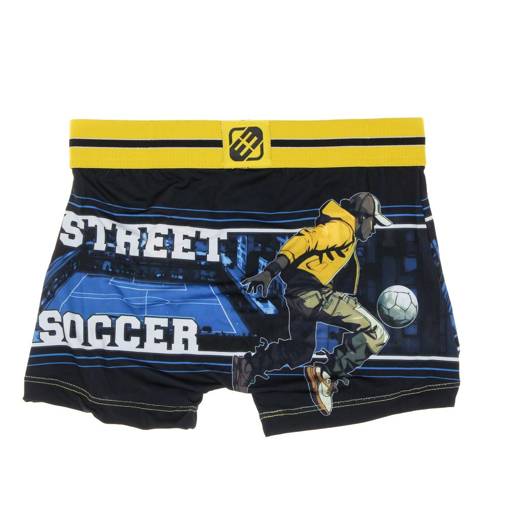Boxer Bleu/Jaune Garçon Freegun Football vue 2