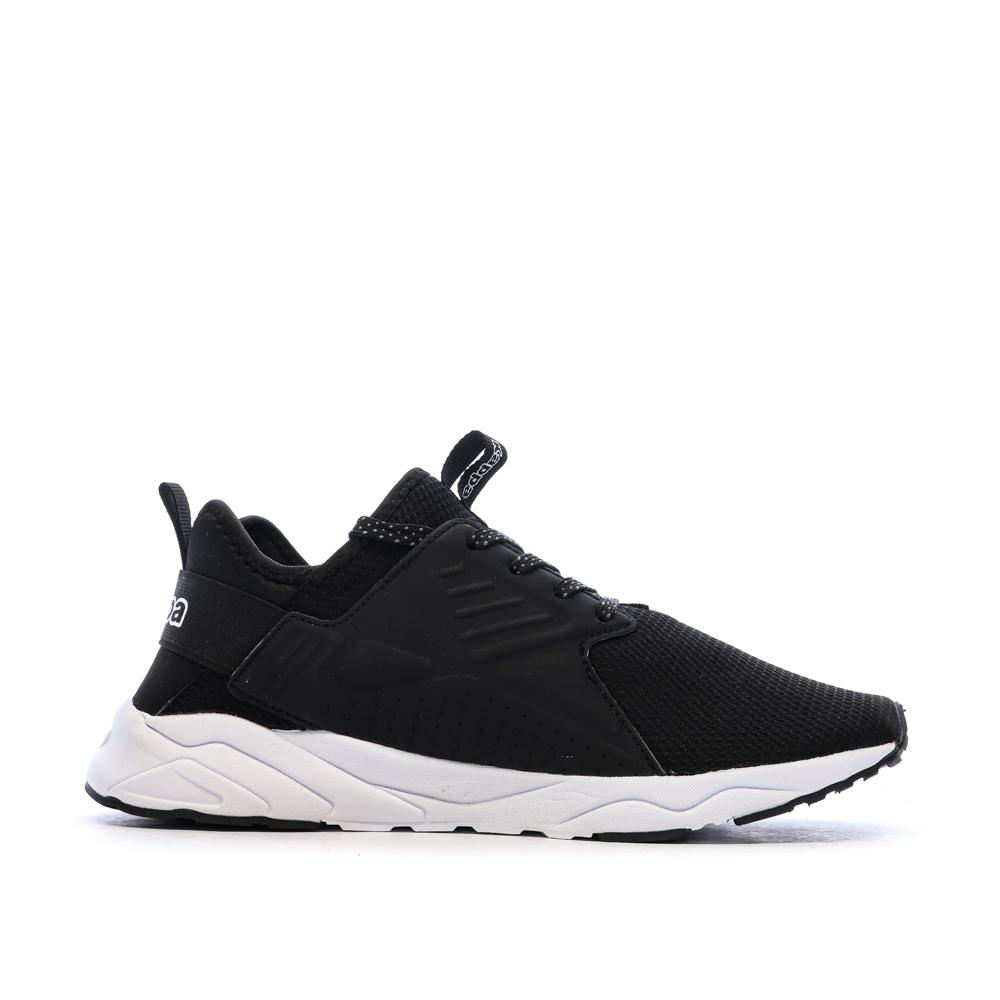 Baskets Noires Fille Kappa San Puerto Laces vue 2