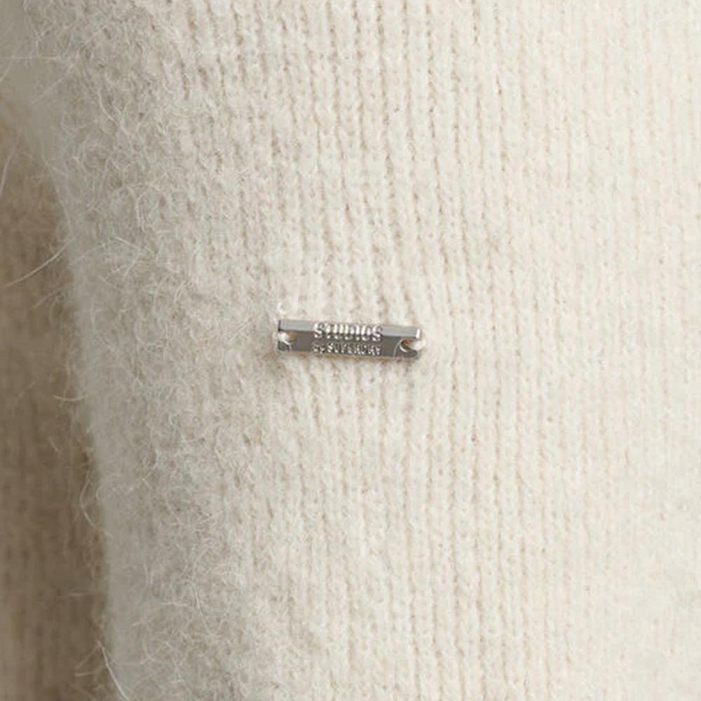 Pull Beige Homme Superdry Studios vue 2