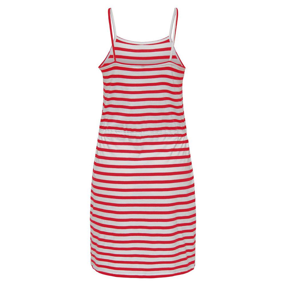 Robe Blanche/Rouge Femme Only Maya vue 2