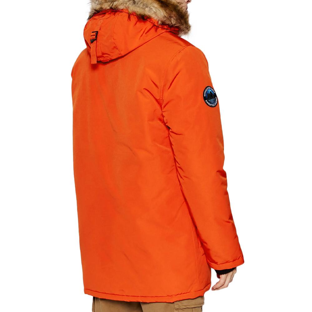Parka Orange Homme Superdry Everest vue 2