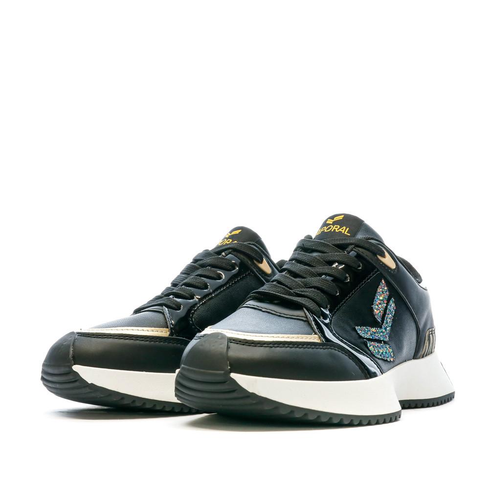 Baskets Noir Femme Kaporal Rayonne vue 6