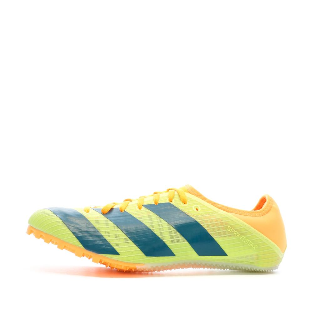 Chaussures Athlétisme verte Mixte Adidas Sprintstar pas cher