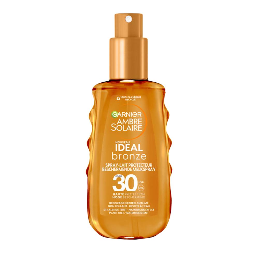 Spray Lait Protecteur Garnier Ideal Bronze SPF30 150ml pas cher