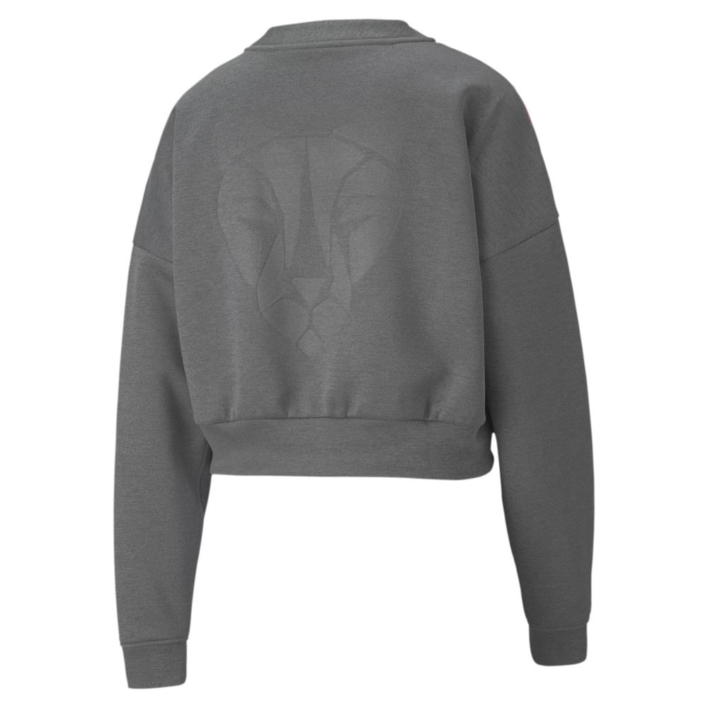 Sweat Gris Femme Puma Bebol Crew vue 2