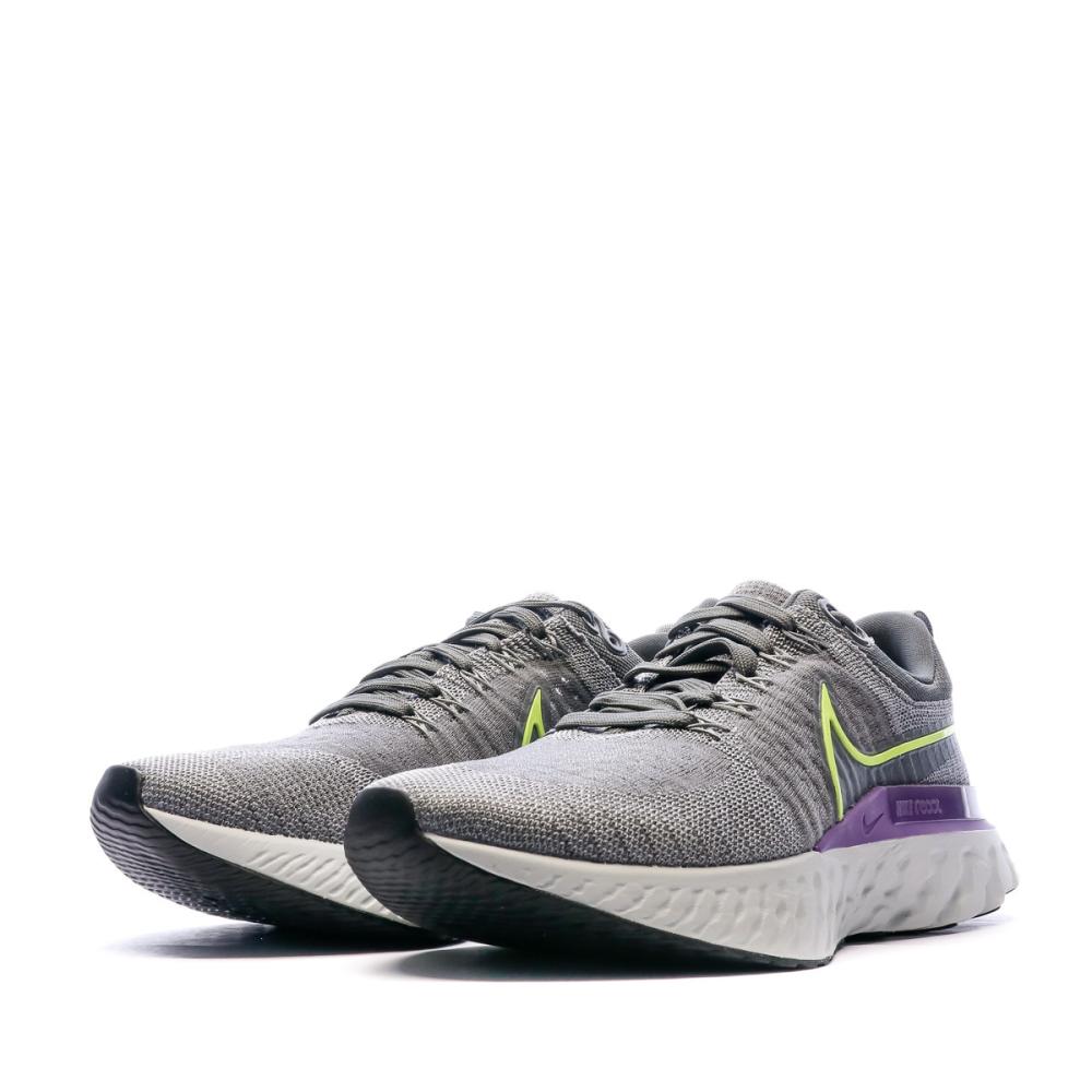 Chaussures de running Grises Homme Nike React Infinity Run vue 6