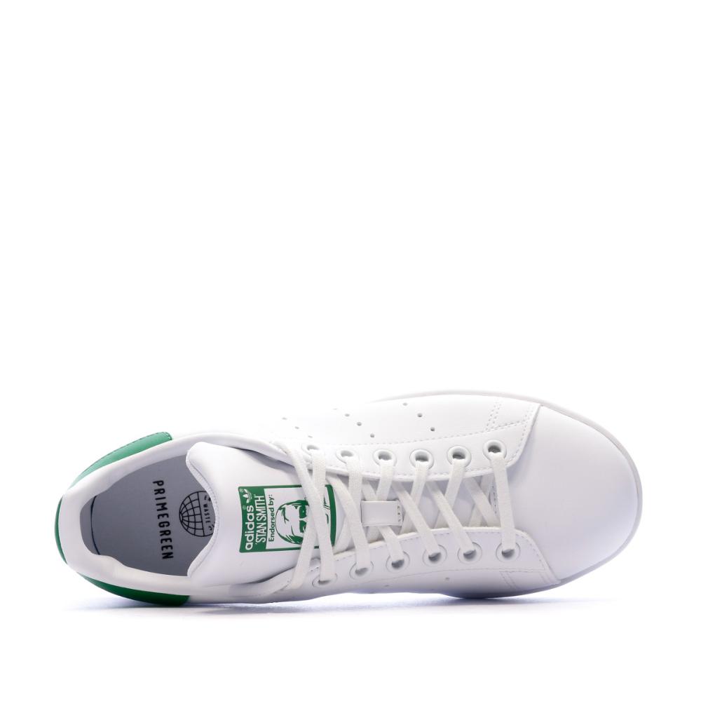 Stan Smith Baskets blanches/vertes femme Adidas vue 4