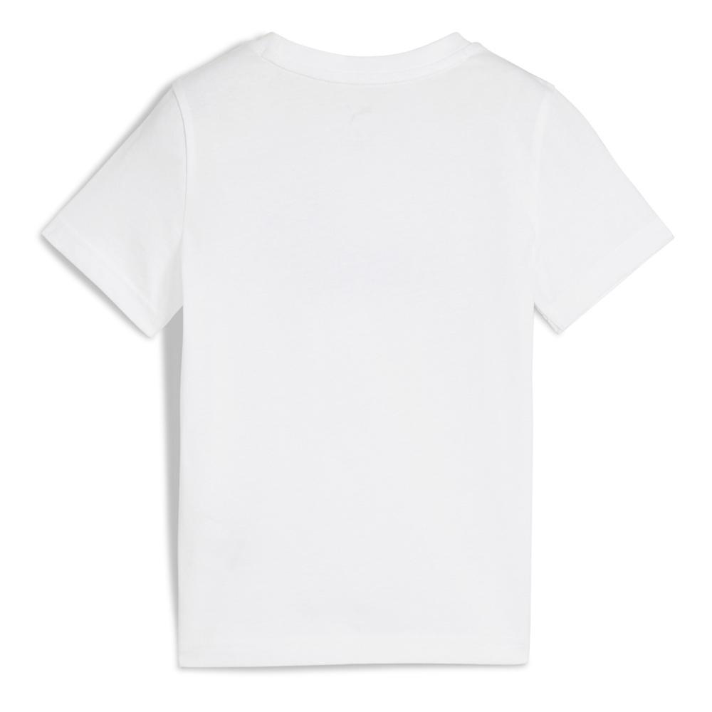 T-Shirt Blanc/Noir Garçon Puma Ess No. 1 Logo vue 2