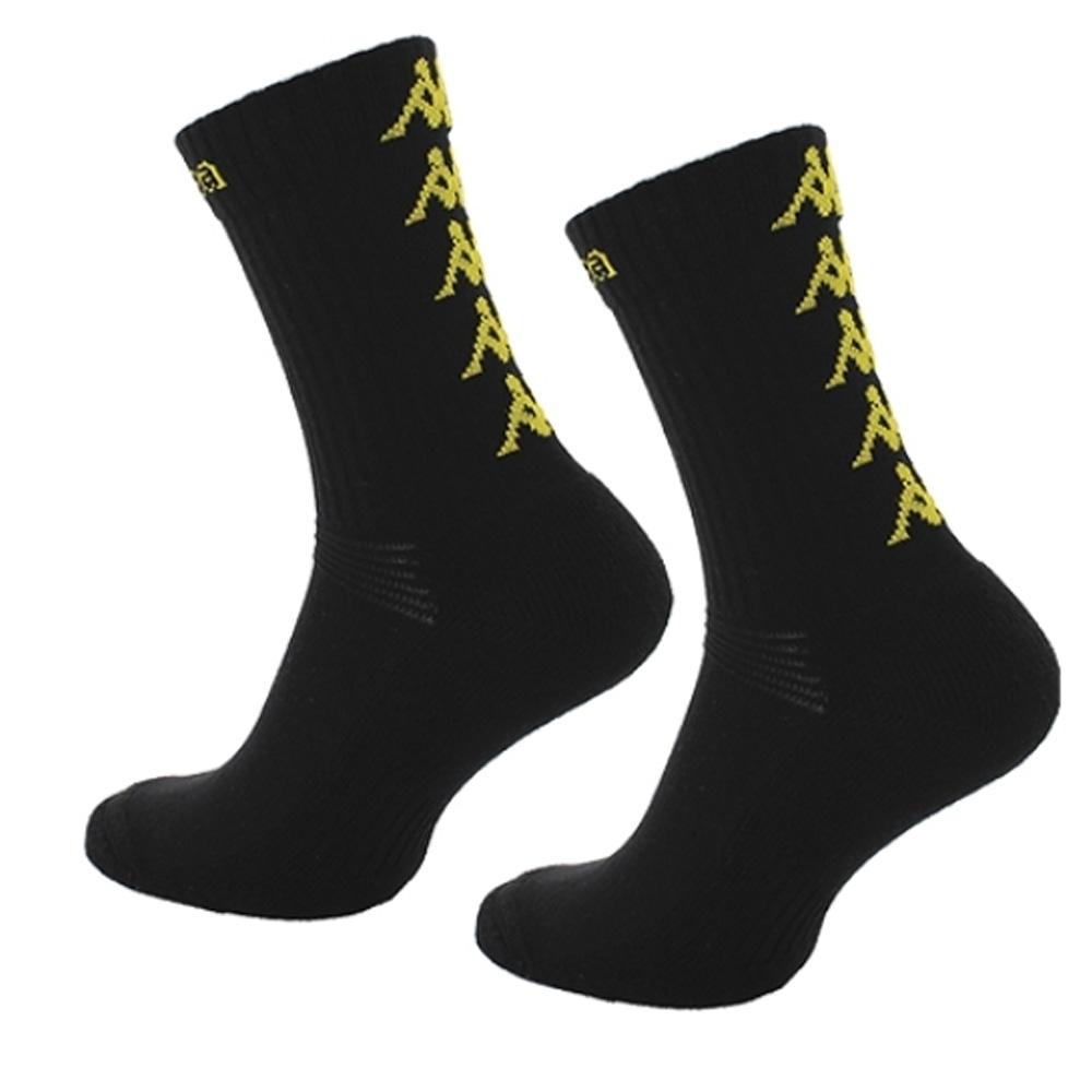 Chaussettes de Sport Noir/Jaune Kappa Eleno vue 2
