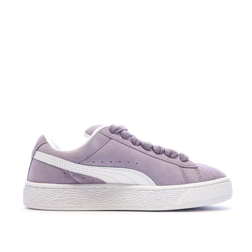 Baskets Mauve Femme Puma Suede XL vue 2