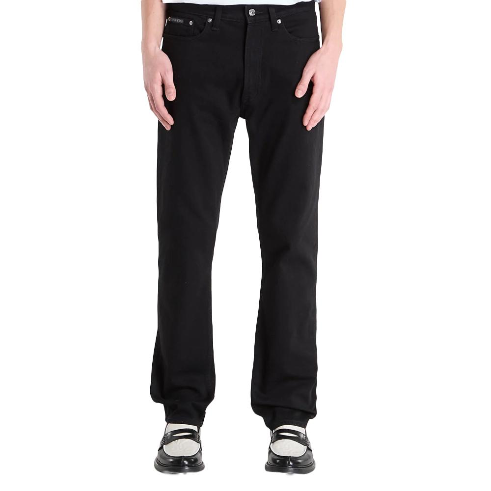 Calvin Klein Jeans Standard Straight – Schwarze Straight-Jeans für Herren günstig