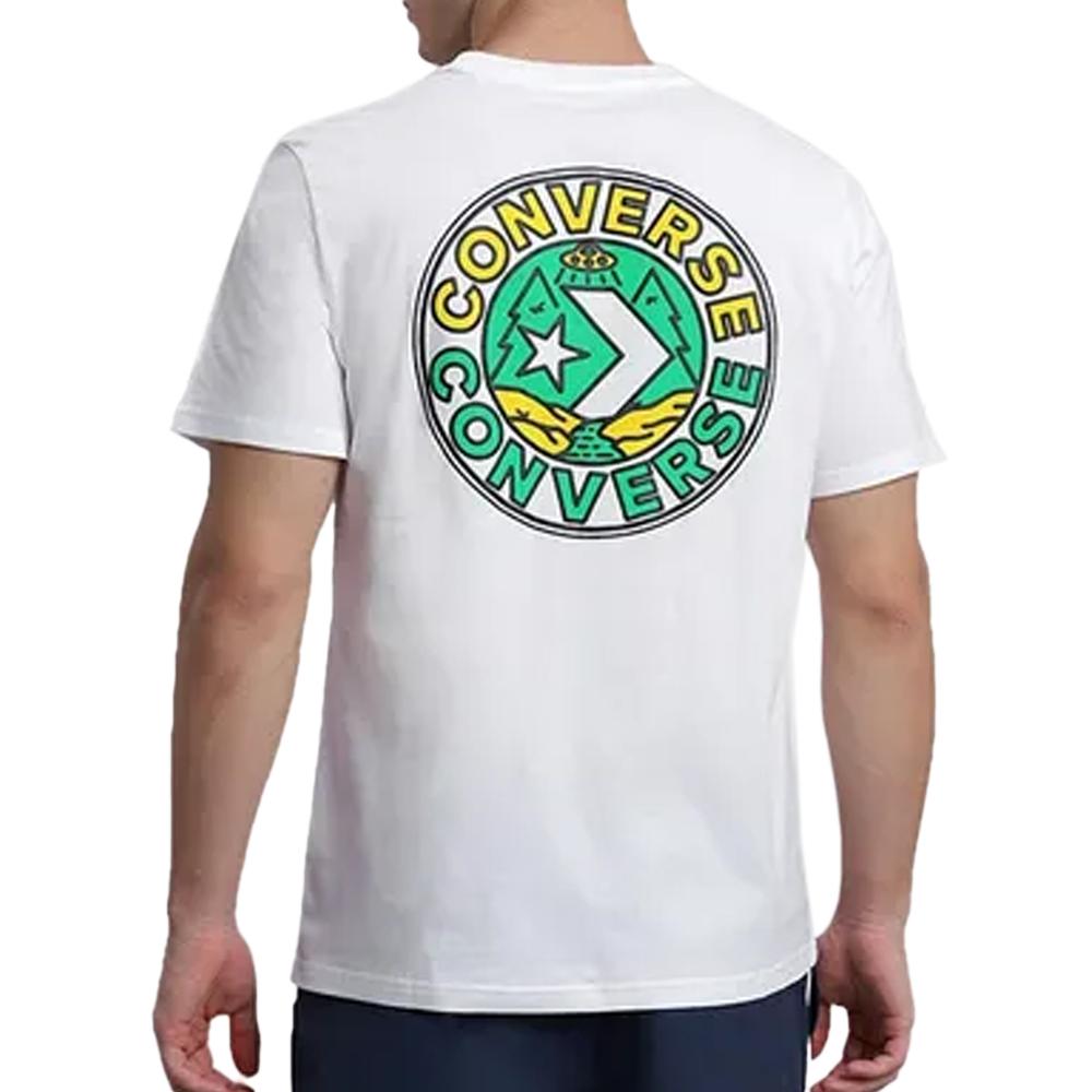 T-shirt Blanc Homme Converse Ufo vue 2