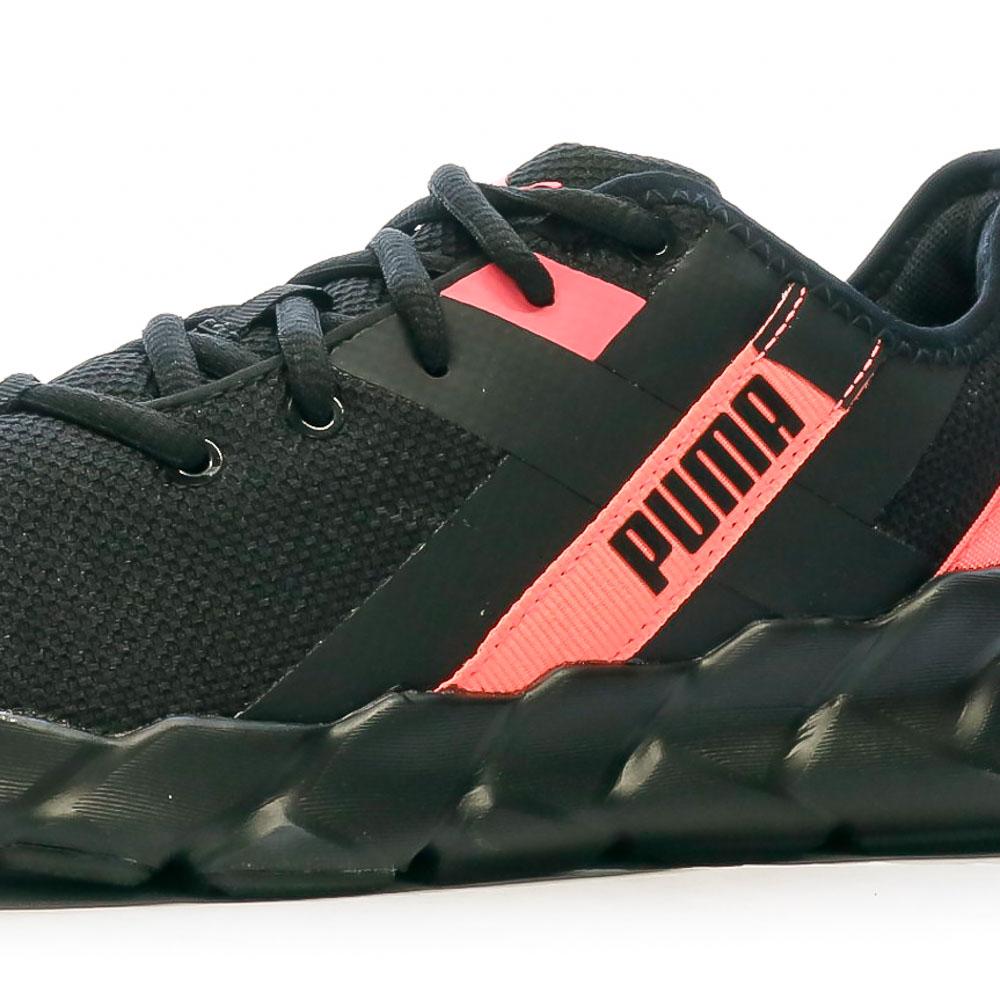 Chaussures de running Noir/Rose Femme Puma Wns Weave vue 7