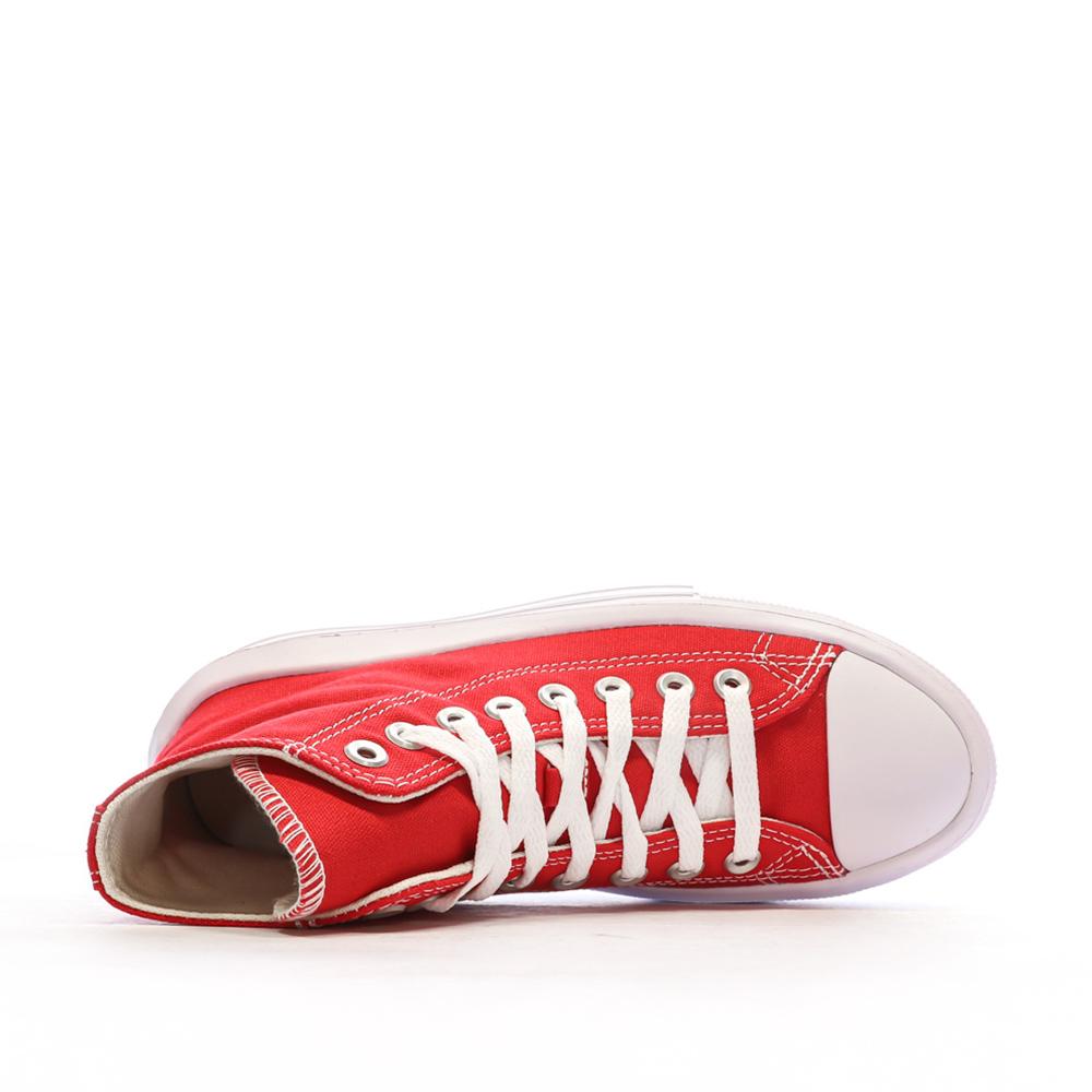 Baskets Rouges Femme Converse Chuck Taylor All Star Move A09073C vue 4