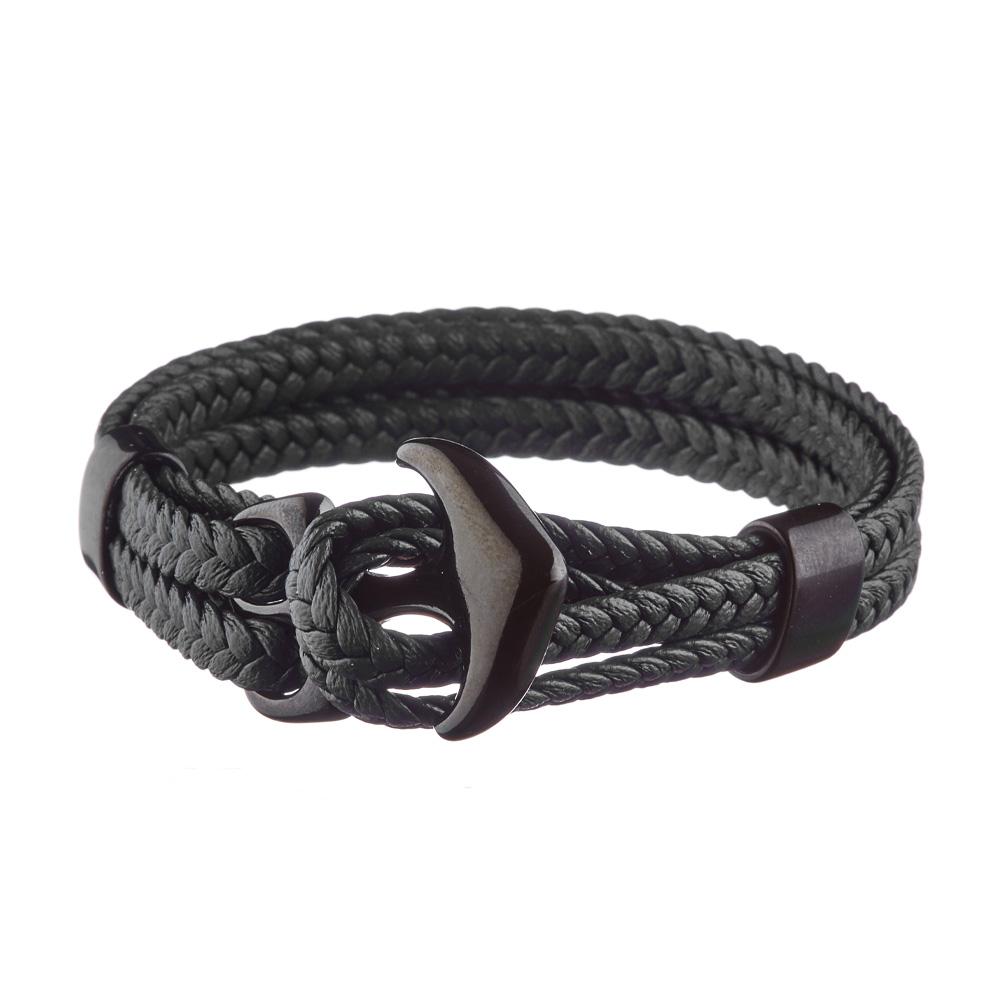 Bracelet Noir Homme Geographical Norway 315045 pas cher