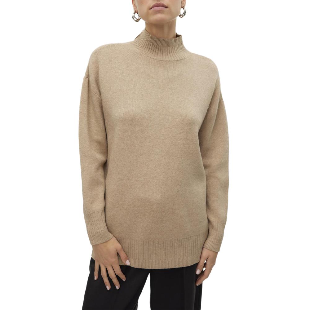 Pull Marron Femme Vero Moda Doffy Birch pas cher