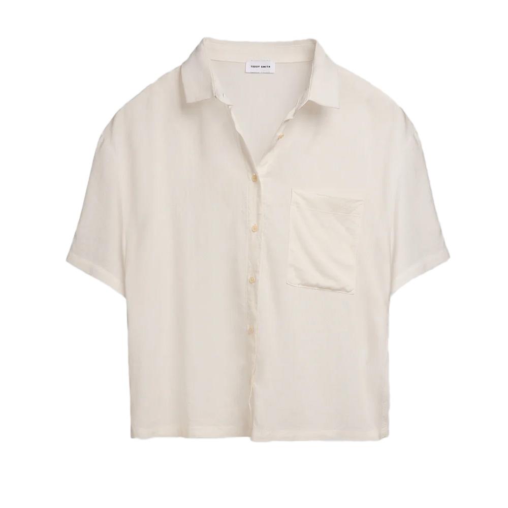 Chemise Ecru Femme Teddy Smith Elia vue 2