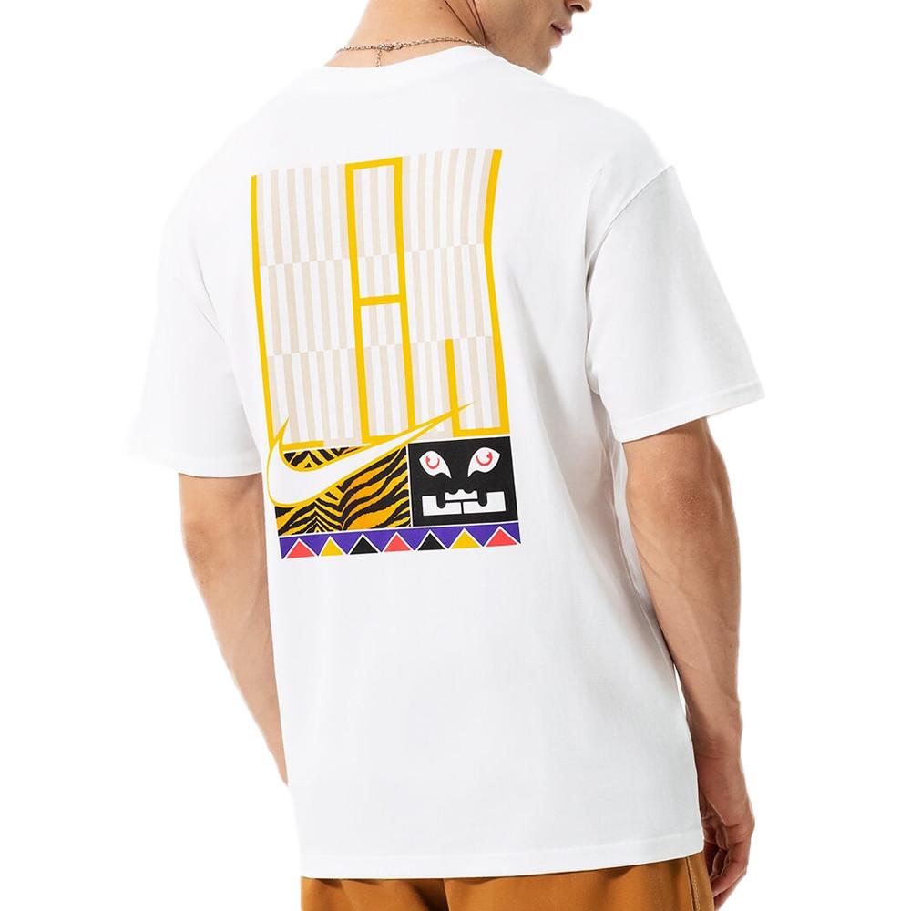 T-shirt Blanc Homme Nike Lebron Men's vue 2