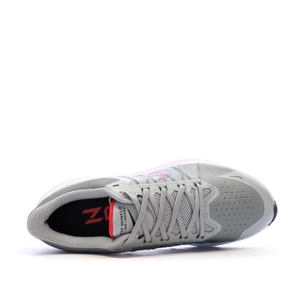 Baskets Grises Homme Nike Zoom Winflo vue 4