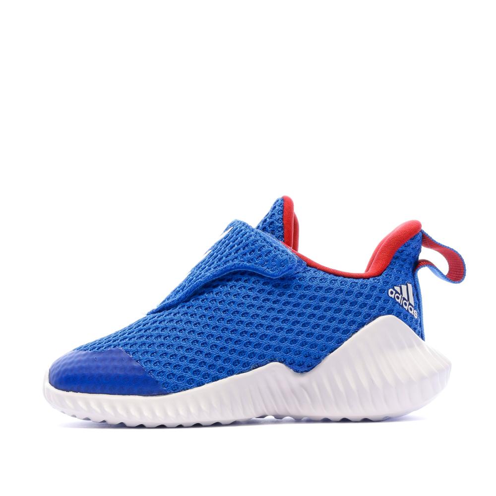 Basket Bleue Enfant Adidas Fortarun AC pas cher