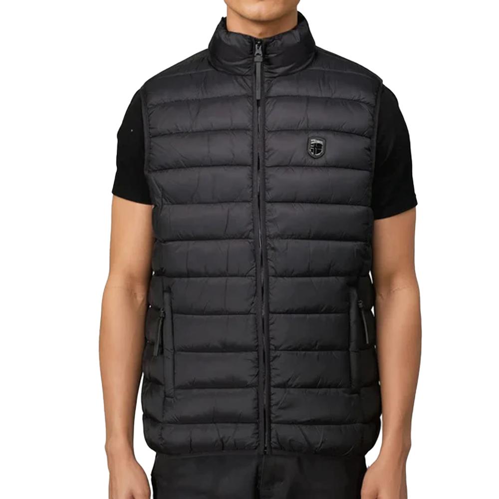 Doudoune Sans Manches Noire Homme Geographical Norway Vamigotal pas cher