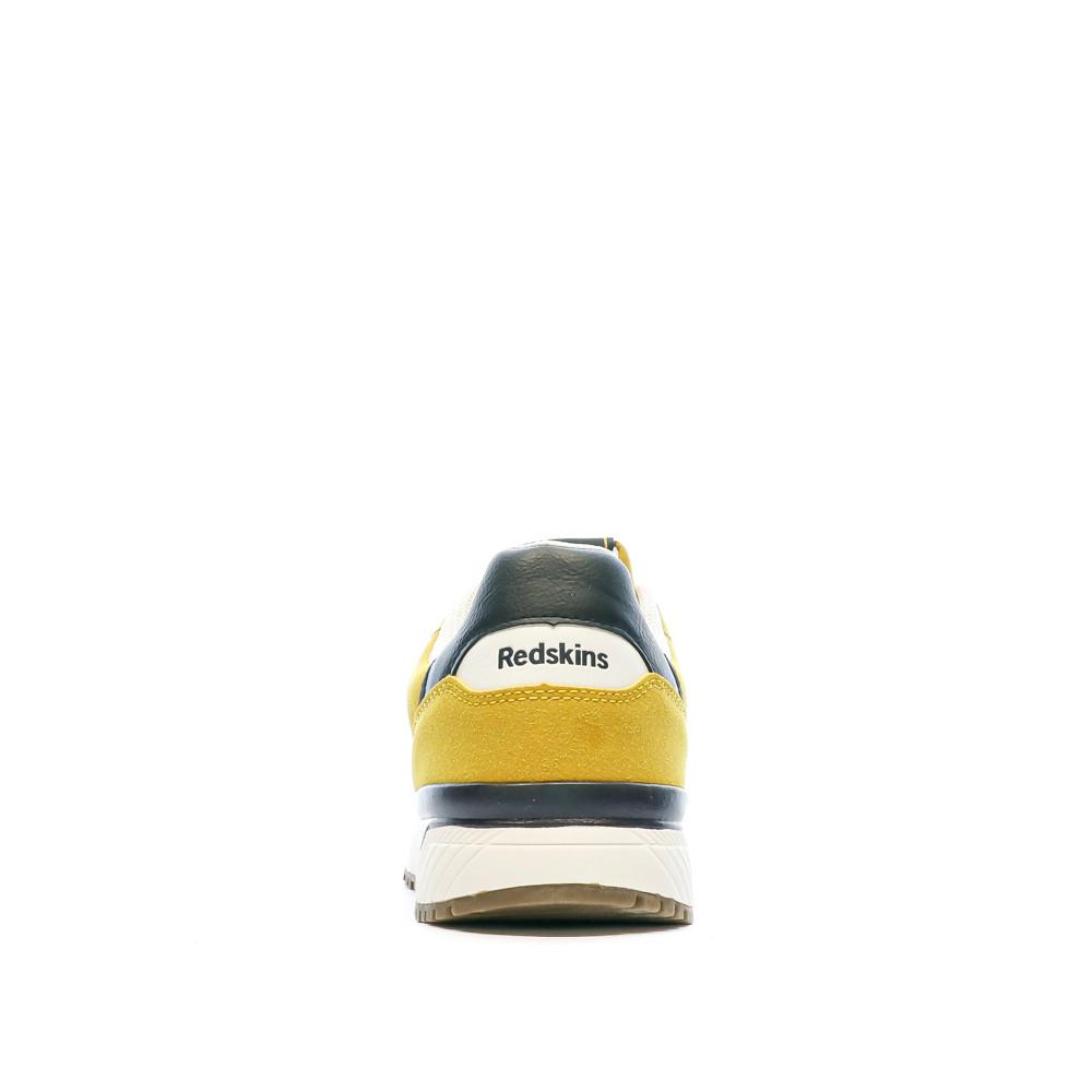 Baskets Jaune Homme Redskins Brams vue 3