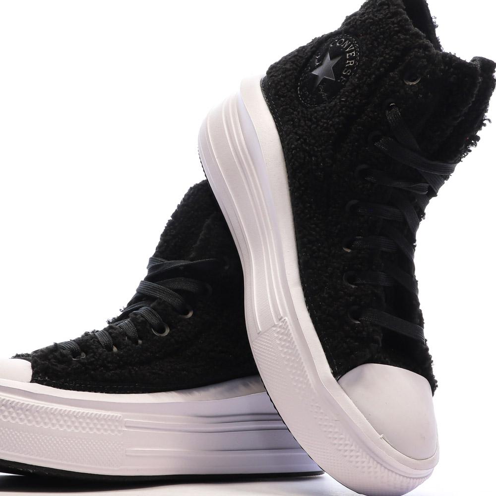 Baskets Noires Femme Converse Chuck Taylor All Star Move vue 7