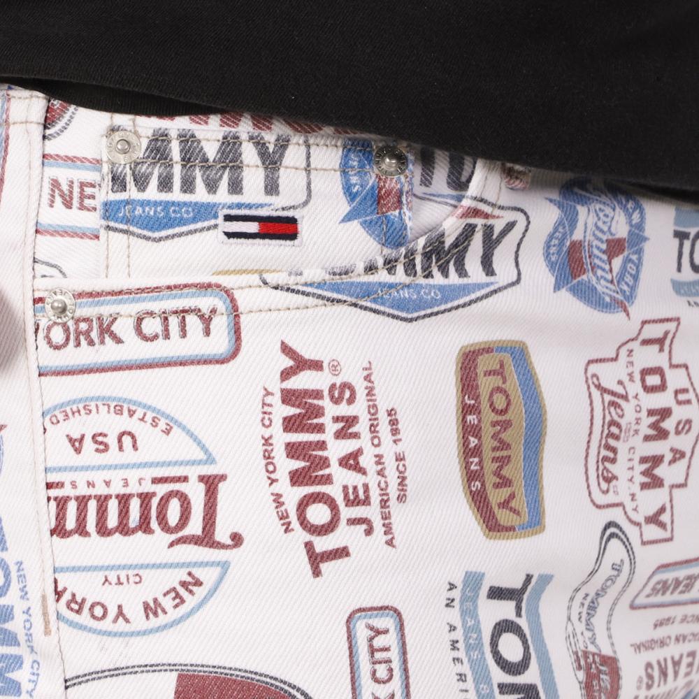 Pantalon Blanc à Motifs Homme Tommy Hilfiger Pantalons 846 vue 3